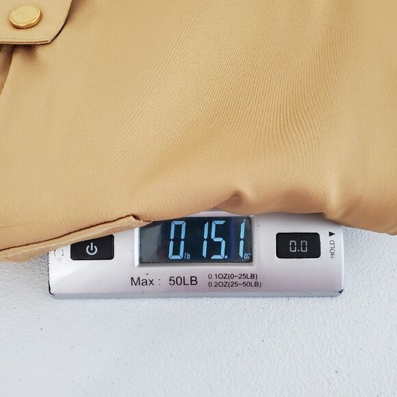 Donna Karen Womens Silky Fawn Cargo Pants Size XL Utility Paperbag Quiet Luxury - Picture 9 of 9